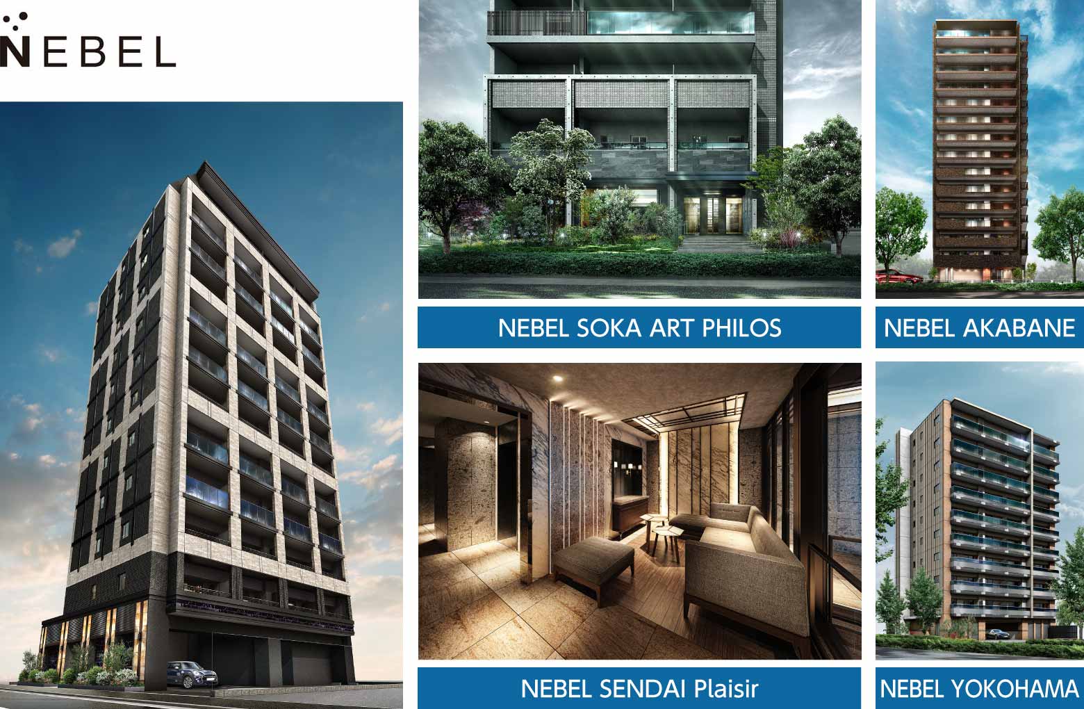 Urban-type compact Condominiums “NEBEL”